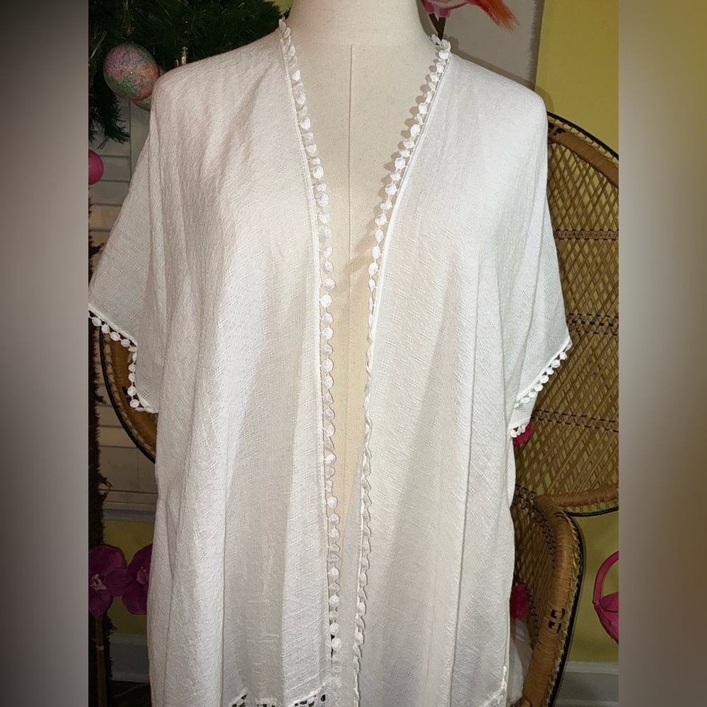 Vintage Lace Kimono One Size - Picture 2 of 14